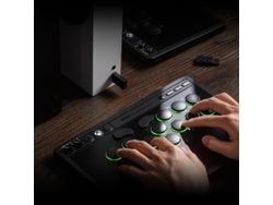 Mando arcade Black-8bitdo Xbox Edition con modo dual, gatillo rápido de 1,1 mm y botones mecánicos grandes (sin joystick).