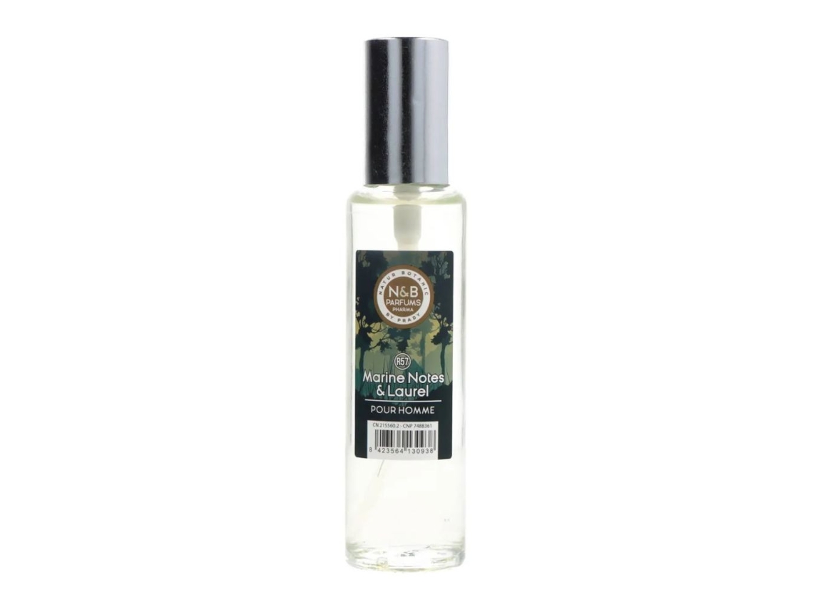 Nb Perfume Homem Notas Marinas E Laurel Nº185 R57 50ml Natur Botanic By Prady