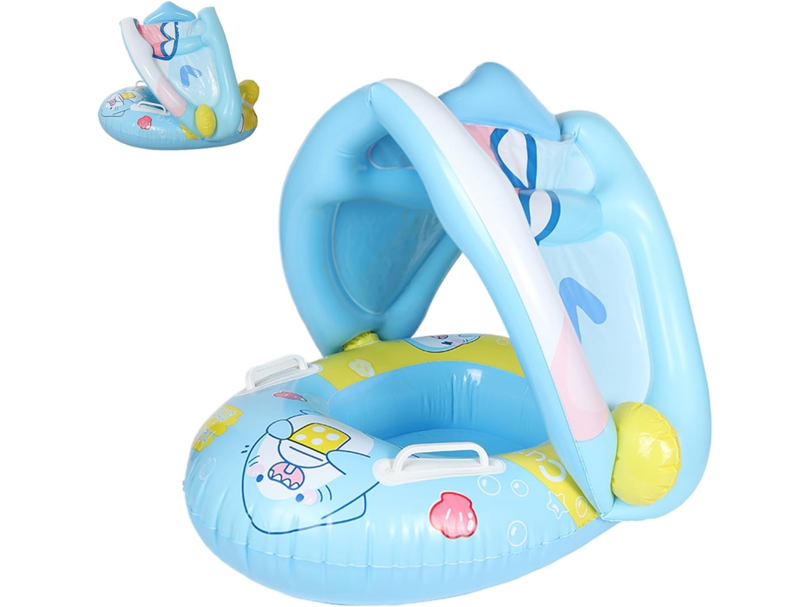 Flotador inflable con protección solar para bebés y niños pequeños - Bo Vayotoy