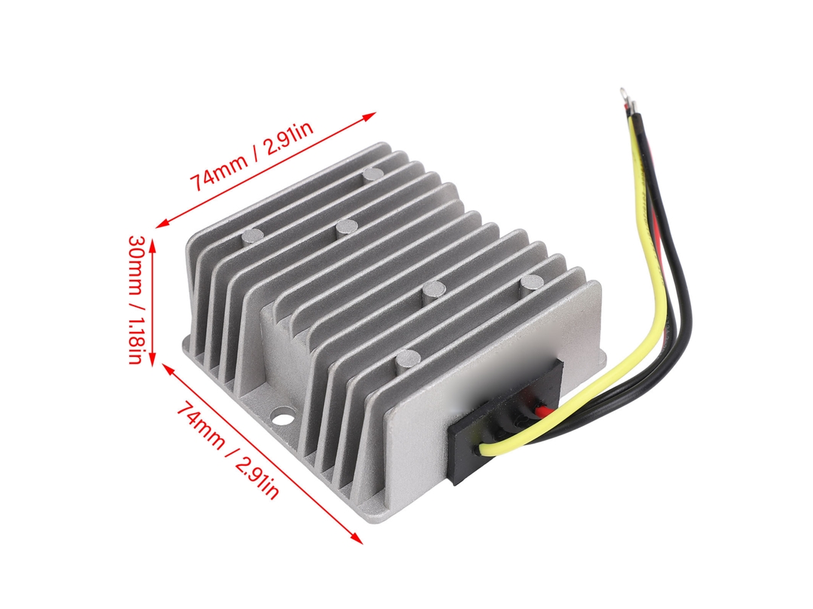 2026dz-convertidor De Voltaje Dc A Dc Buck 24v(15‑40v) A 12v Regulador Impermeable Ip67 120w 10a