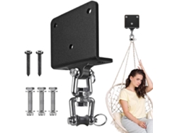 Saco de boxeo giratorio 360° para montar en el techo, ideal para instalar en un gimnasio en casa.