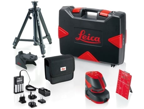 LEICA GEOSYSTEMS-820685-Pack Nível Laser De Linhas E Pontos Lino L2P5 Pro Case (Alcance 60/ 30 M Precisão ± 1,5 Mm)