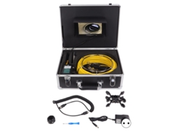 Cámara de inspección de tuberías IP68 de 30 m, monitor LCD de 7'' (UE), 100-240 V