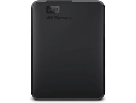 Disco HDD Externo WESTERN DIGITAL Elements SE Portable (Negro - 2 TB - USB 3.0)