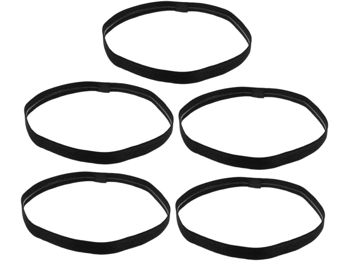 5 diademas deportivas elásticas para mujer, resistentes al sudor y ajustables para yoga, entrenamiento y running. Gokoco