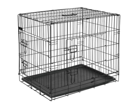 Transportín Para Perros @PET Metal Negro 77,5x48,5x55,5 cm 15002