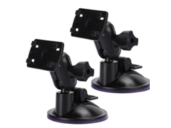 Suporte De Sucção Para Gps E Gravador De Carro 65mm Com 2 Braços E Cabeças De Quatro Garras Universal