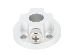 Ymsl Acoplamiento De Flange De Eje 6mm Aluminio Rígido Para Motor, Omni Wheel 48mm, Modelos Rc Diy, Plata Hxl