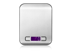 Báscula digital profesional para alimentos, plataforma de acero inoxidable que garantiza una fácil limpieza, sensores de alta precisión para medir diversos