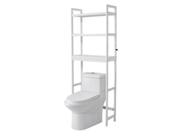 Estante, organizador y juego de almacenamiento de baño de bambú Tekmaquinas