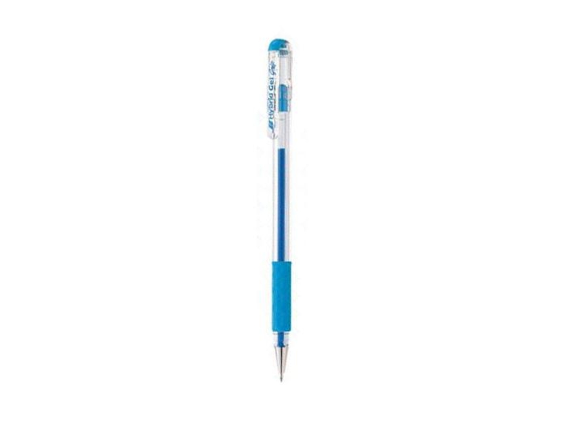 Roller Pentel K116 Gel Grip Azul Claro