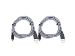 2 Cables De Carga Micro Usb De 1,5 M, Pvc Resistente, Para Nintendo New 3dsxl, Ndsi Y 2ds.