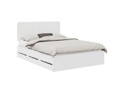 Maison Exclusive - Estructura De Cama Con Cajón 160 X 200 Cm Madera Ingenieril