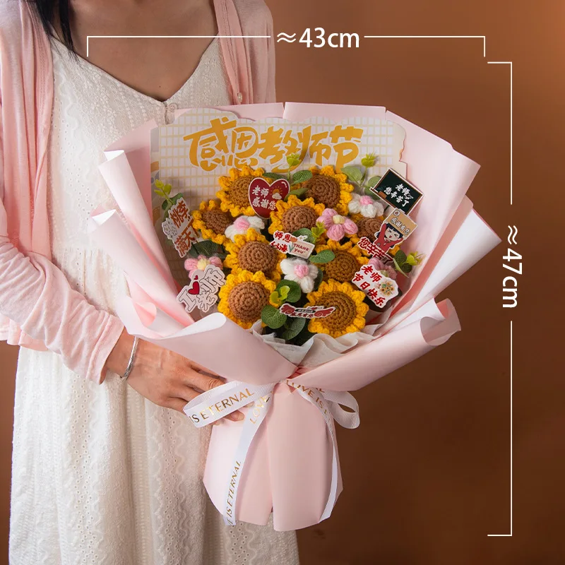 Buquês De Crochê Prontos, Buquês Artificiais, Buquês De Crochê, Presentes Perfeitos