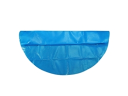 Cubierta solar para piscina enterrada de 5,5 metros (18 pies) de protección azul