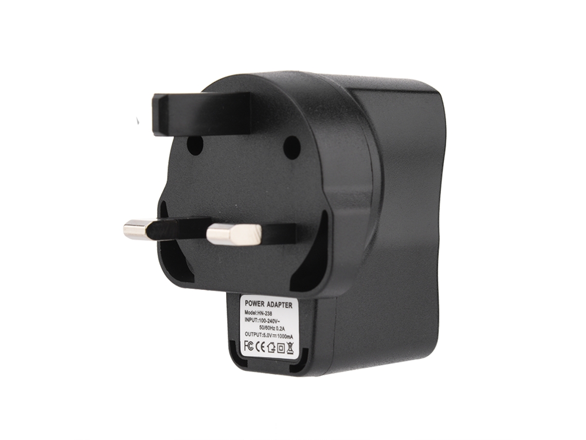 Adaptador De Corriente De 5v 1a Con Enchufe Usb Para Cargar Teléfonos Móviles.