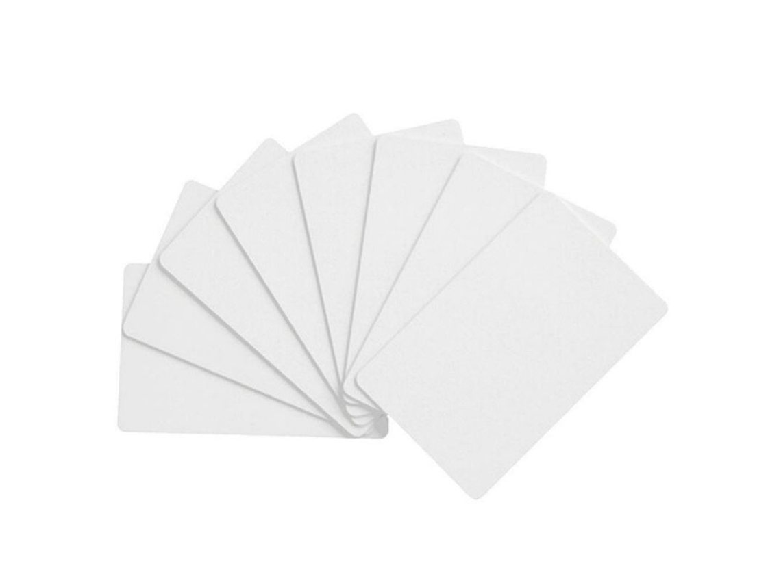 100 Tarjetas Rfid 13.56mhz S50 Reescritibles Para Control De Acceso Iso14443a Blanco
