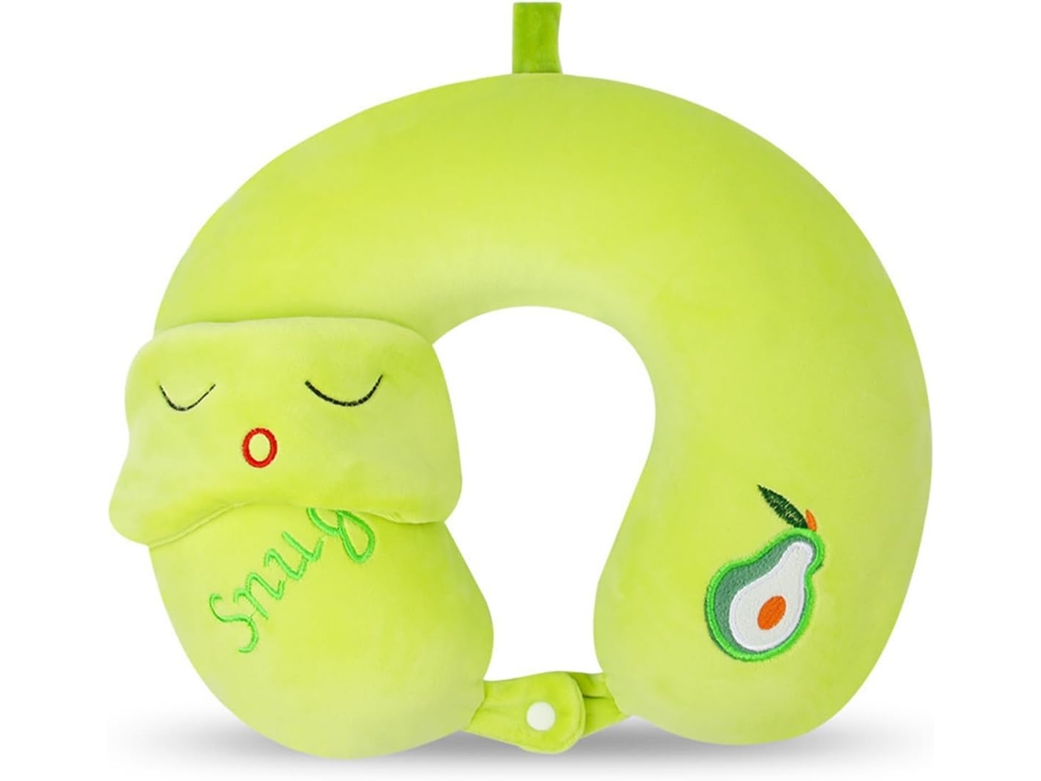 Almohada De Viaje Para El Cuello Para Niños, Que Incluye Máscara Para Dormir, Almohada De Viaje Para El Cuello Y Almohada De Vuelo.