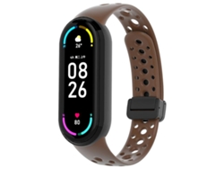 Correa para Xiaomi Smart Band 10/9/8 - Silicona - Cierre magnético negro