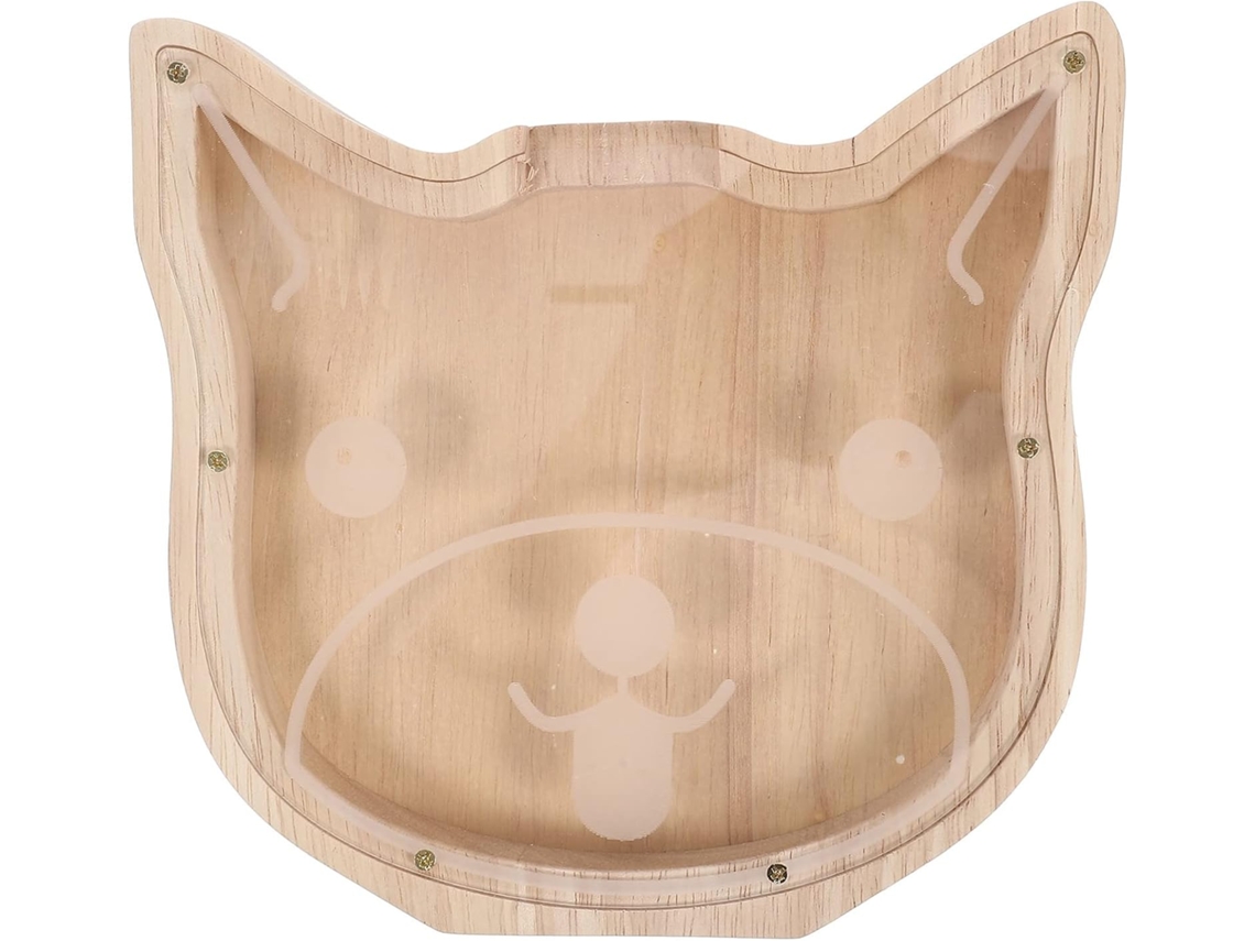 Decoración De Dormitorio Práctica Y Original Con Temática De Animales De Madera Y Dibujos Animados, Transparente.