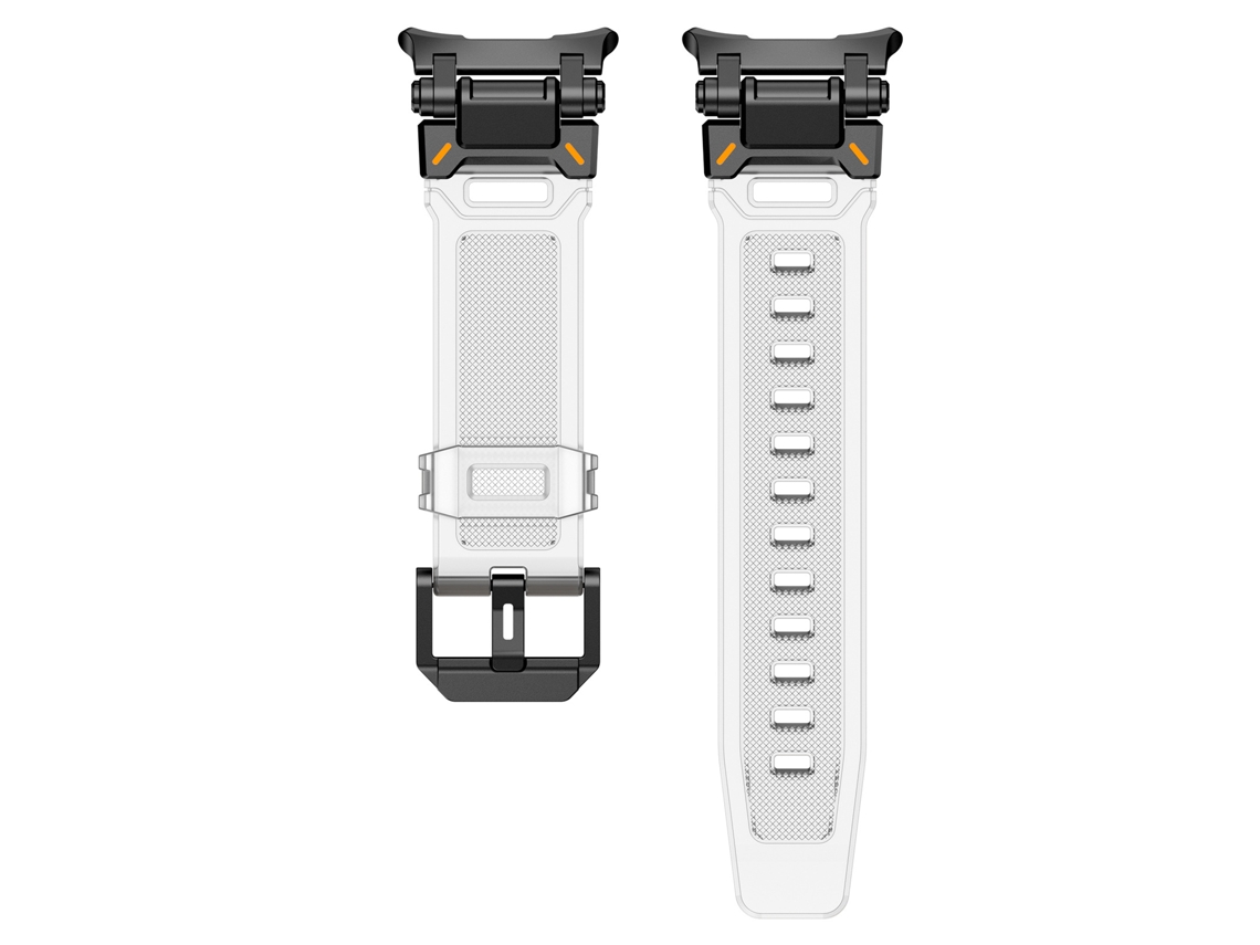 Pulsera XIAOMOYU para Samsung Galaxy Watch 7 Ultra de 47 mm (Negro transparente)