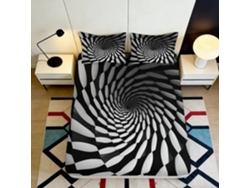 Juego Ropa Cama Estampado Funda Microfibra Microfibra Diseño Almohada Juego Color 200x25cm