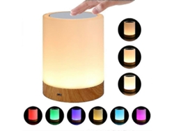 Omni-lámpara De Mesa Táctil, Lámpara De Noche Ajustable Con Luz Blanca Cálida Para Dormitorio, 12h Uso, 3w, Control Táctil, Sin App