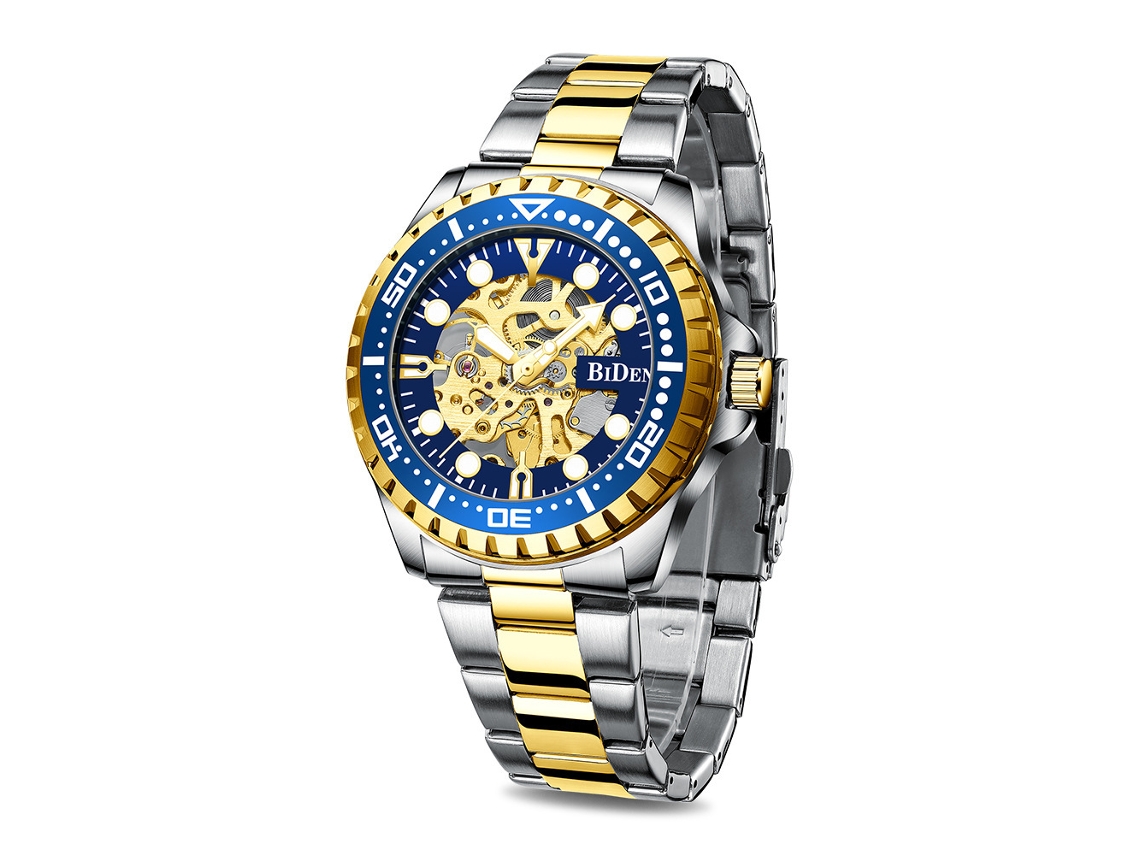 Reloj de hombre con correa de malla milanesa, estilo deportivo MDUG