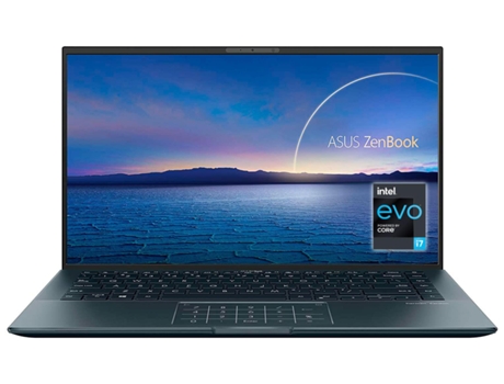 Portátil ASUS Zenbook 14 UX435EAL-KC096T (14'' - Intel Core i7-1165G7 - RAM: 16 GB - 512 GB SSD - Gráficos Intel Iris Xe)