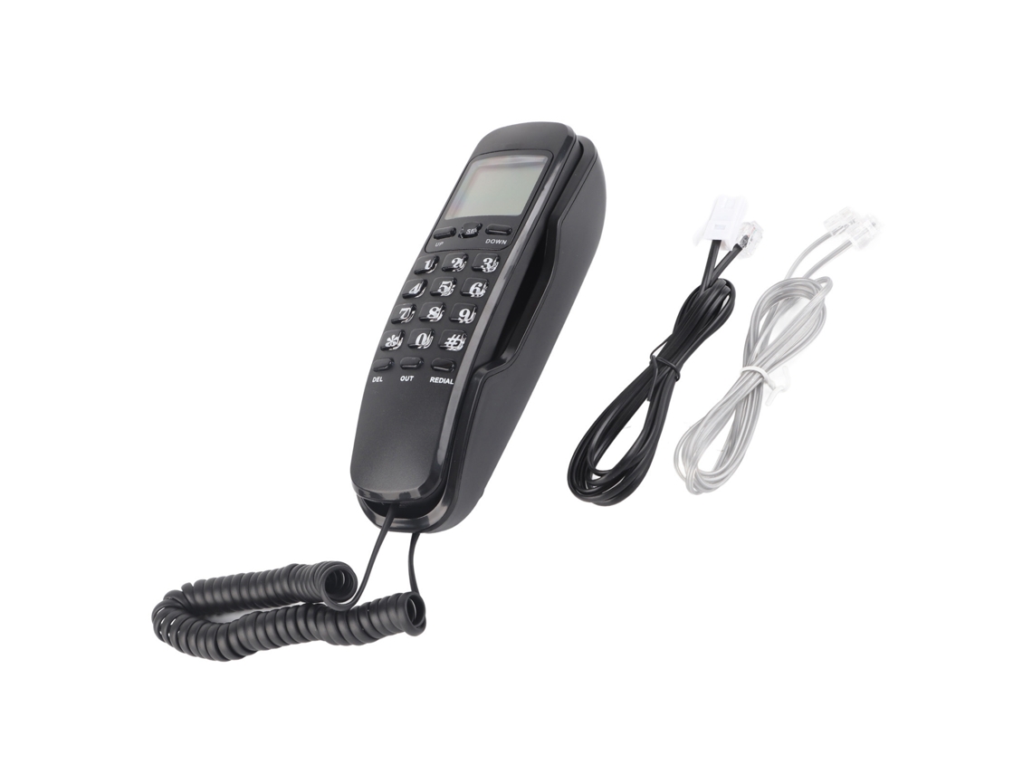 Teléfono Fijo Retro De Pared Con Rellamada, Reducción De Ruido E Identificador De Llamadas.