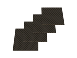 Conjunto de 12 paneles acústicos Vang 3D, 4,32 m², lamas diagonales - Neu.holz Roble Gris