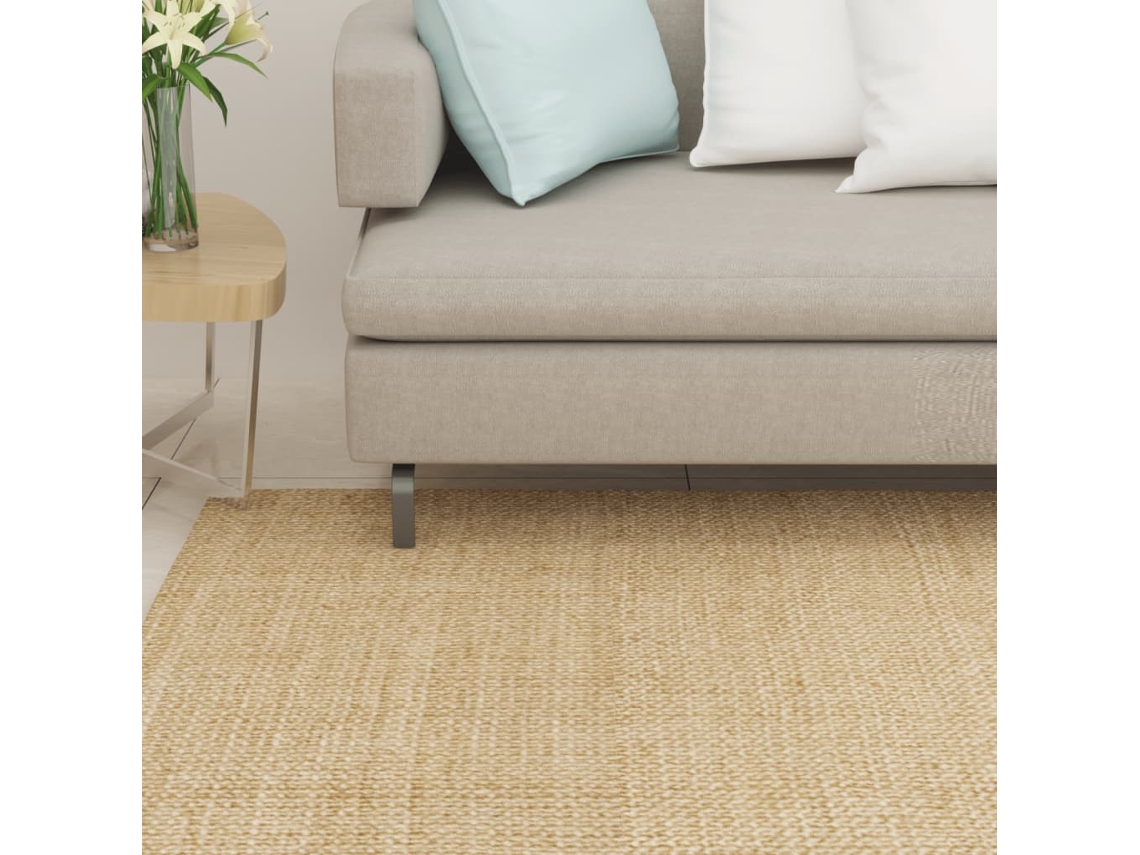 Alfombra De Sisal Natural 80x350 Cm