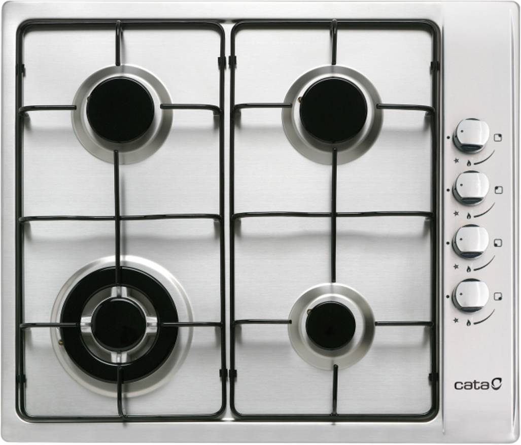 Placa de Gas CATA GI 6031 X (Gas Natural - 58 cm - Inox)