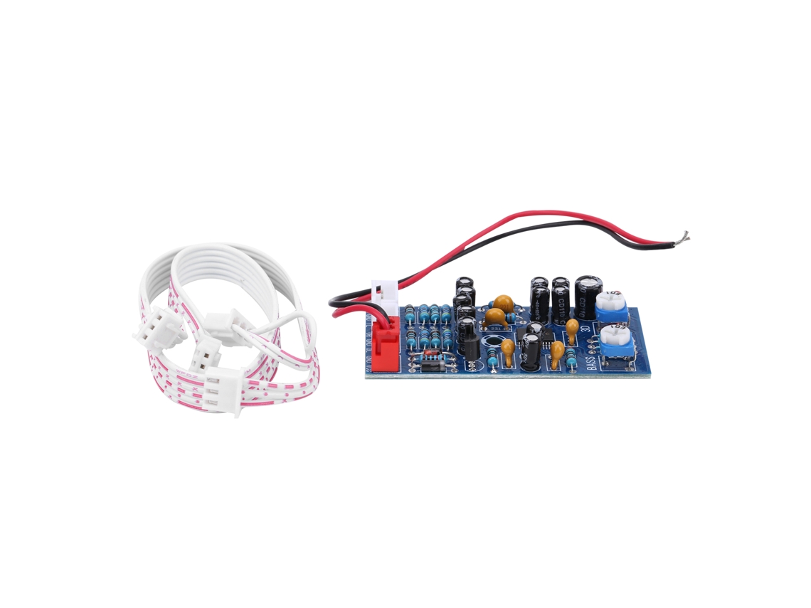 Placa Amplificador Prepanel Efecto Sonido Reverb 3d Jrc2706 Dc 12-24v Placa Frontal Subwoofer