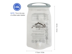 Bolsa De Agua Hidratación 1.5l Sin Fugas Para Mochila De Hidratación Ciclismo Senderismo Running Escalada
