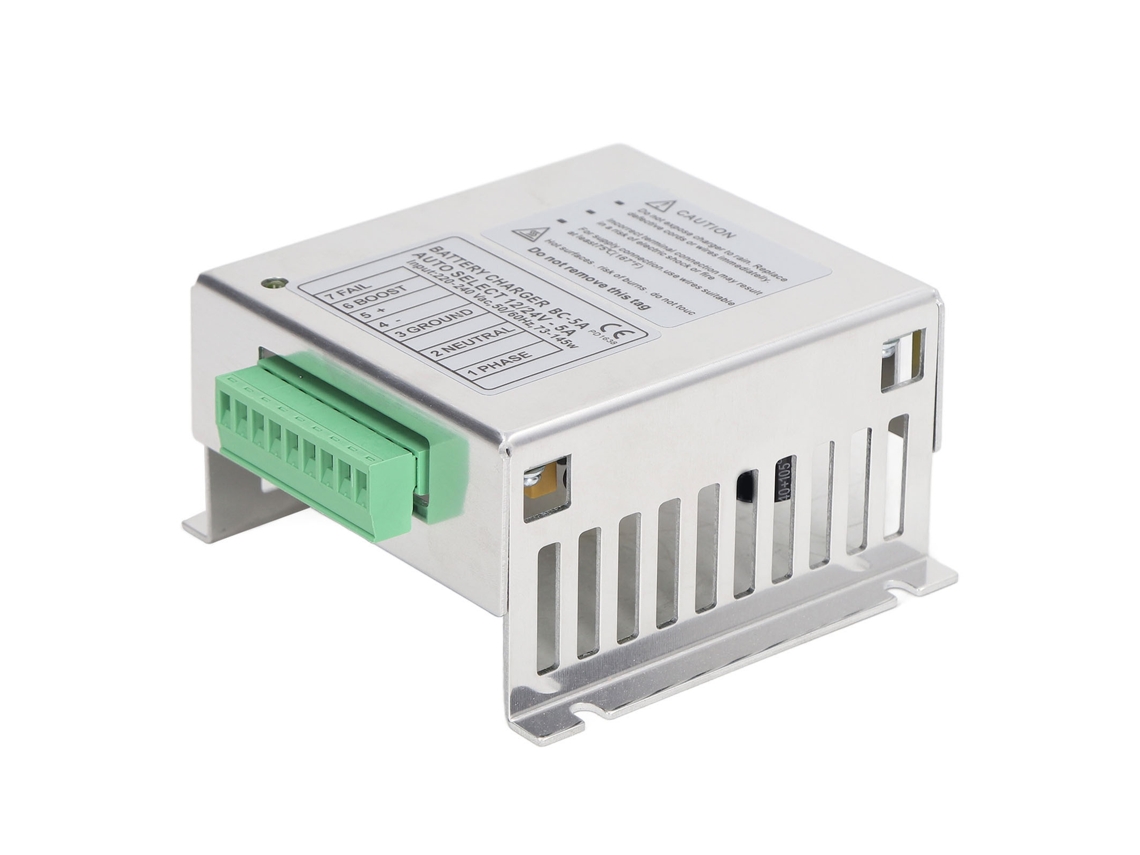 Cargador De Batería Automático De 2 Etapas Para Generadores 12v 24v, Regulador De Carga 220-240vac