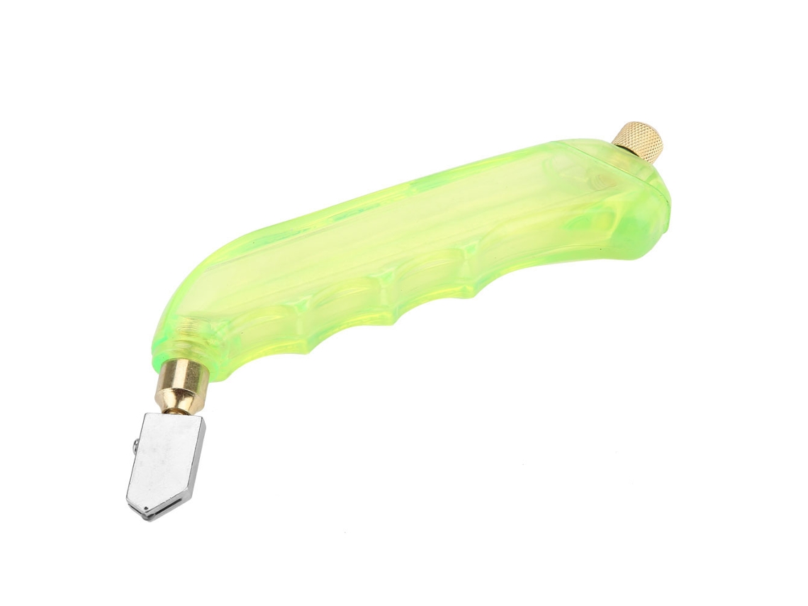 Cortador de vidrio profesional con alimentador de aceite portátil - Verde