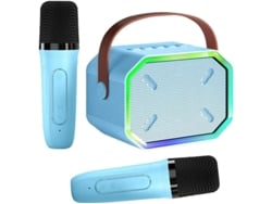 Mini máquina de karaoke con altavoz Bluetooth semi inalámbrico y micrófono, ideal para fiestas KTV en casa Yizhood