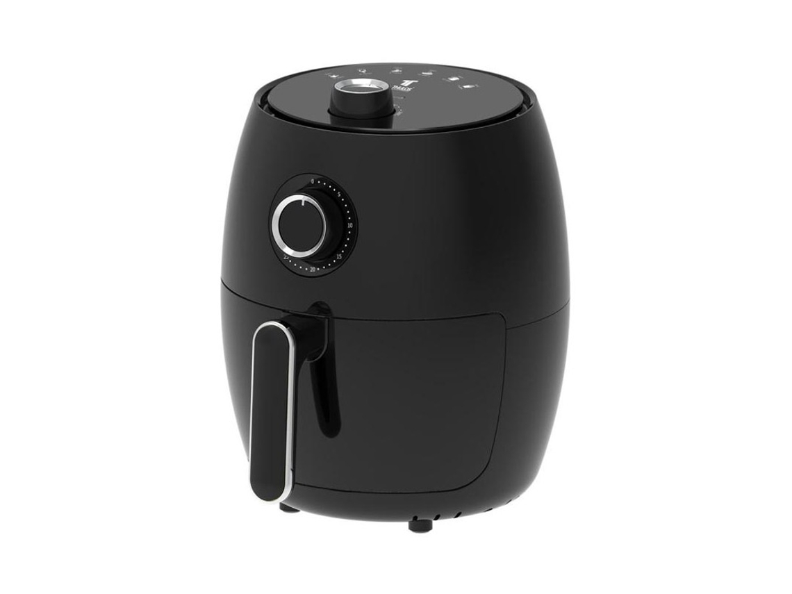 Freidora De Aire Thulos, 2 Litros, Equipada Con Un Temporizador De 30 Minutos Y Potencia De 1000w Suinga