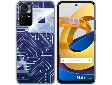 Carcasa Xiaomi POCO M4 Pro 5G TUMUNDOSMARTPHONE Circuito Multicolor