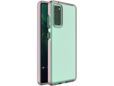 Carcasa Samsung Galaxy S20 FE 5G LMOBILE Spring Rosa Claro - Transparente