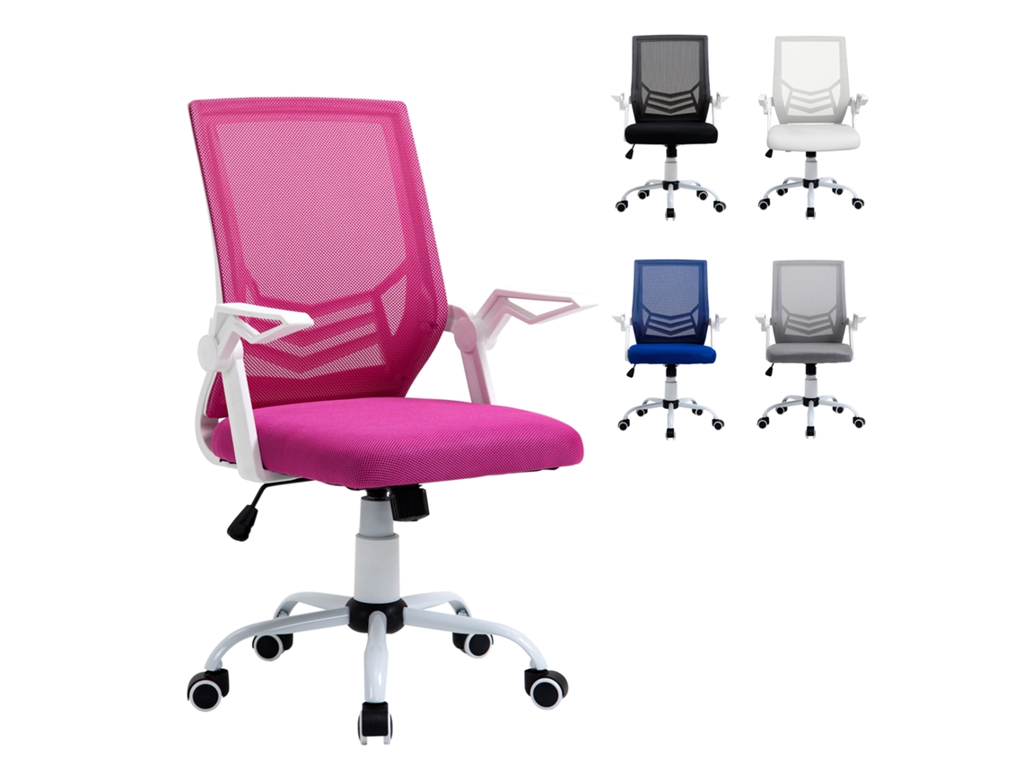 Silla De Oficina Ergonómica Escritorio Giratoria Con Altura Ajustable Reposabrazos Abatible Soporte Lumbar Transpirable Para Adolescentes Adultos