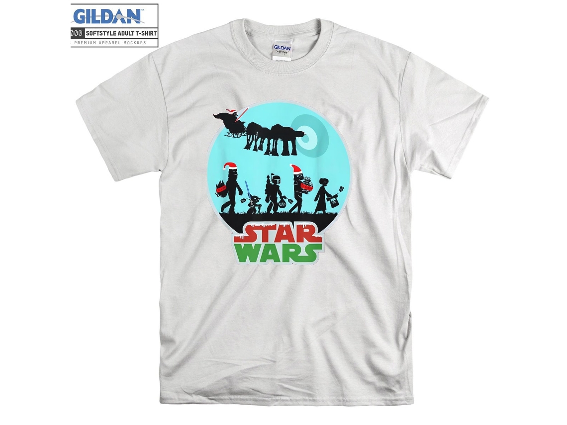 Camiseta Rockinstone Star Wars Characters Holiday Pixar（xxl）