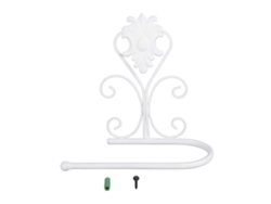 JILLIOPER Soporte de Papel de Cocina Montado en Pared Portarrollos de Baño Cocina (Blanco)