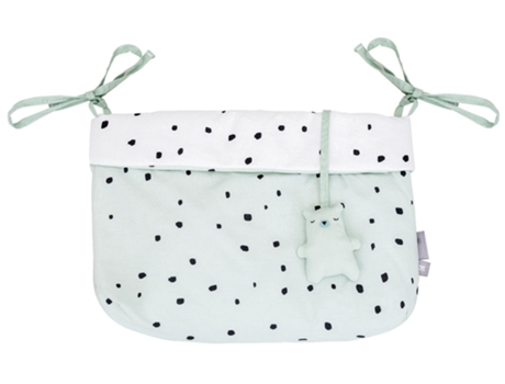 Cesta para pañales con lazos Bear With Me Menta KIKKA BOO