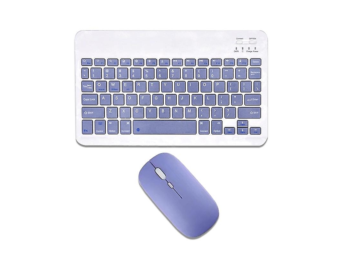 Combo de teclado y ratón para iPad, teclado inalámbrico Bluetooth Everley891