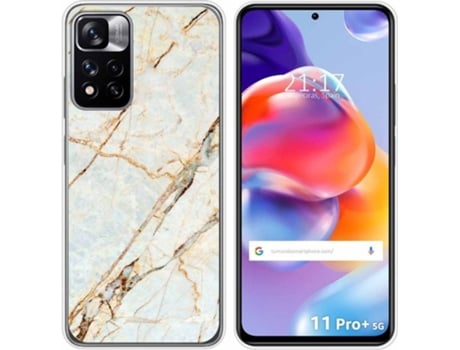 Carcasa para Xiaomi Redmi Note 11 Pro+ Plus 5G TUMUNDOSMARTPHONE Dibujos Mármol 13 Multicolor