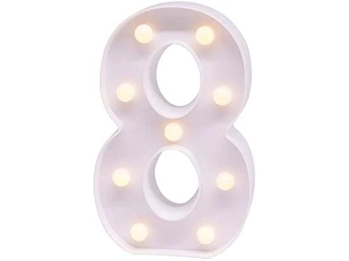 Letras Com Luzes Led Para Decoração De Interiores 8