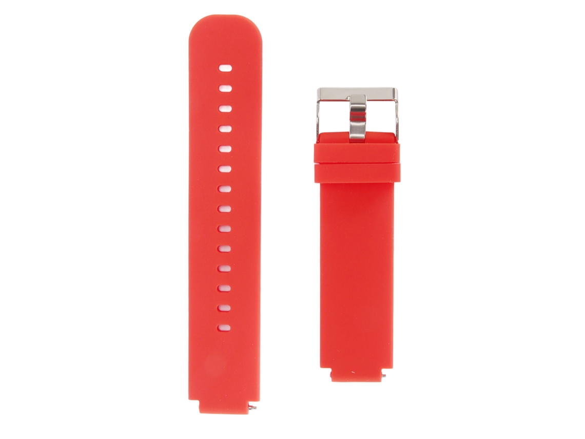 Correa ajustable de silicona suave para reloj Verge 2 A1807, roja, repuesto