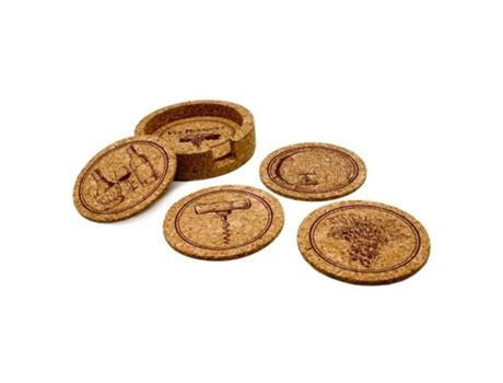 Set Bases para Vasos VIN BOUQUET Corcho Fia 315